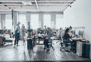 Busy Office at full capacity