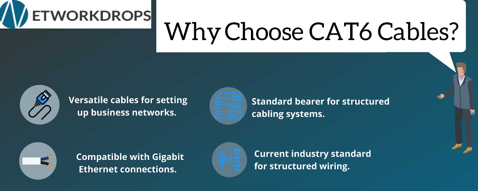 Why Choosing CAT6 Cabling Can Help Streamline Your Business Network Drop