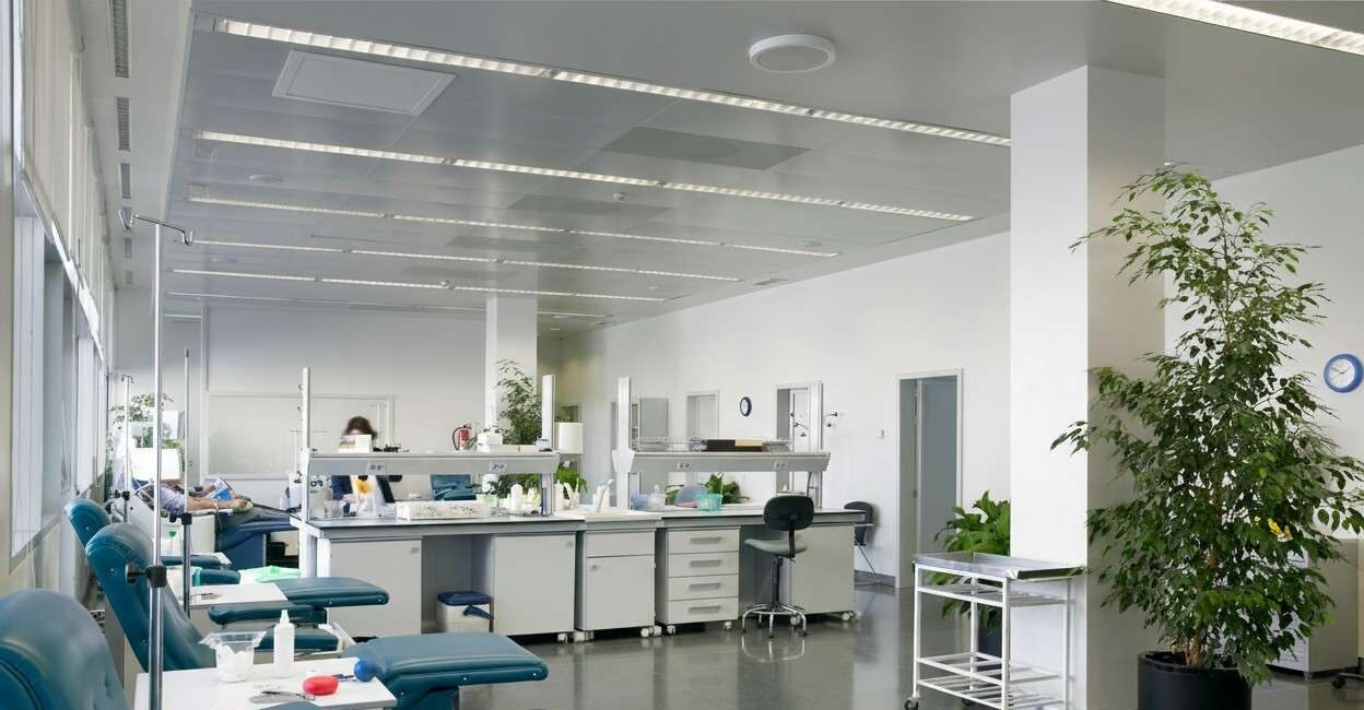 Cleanroom Speaker Installation in Medical and Research Facilities