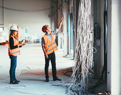 Network infrastructure installation – NetworkDrops service page