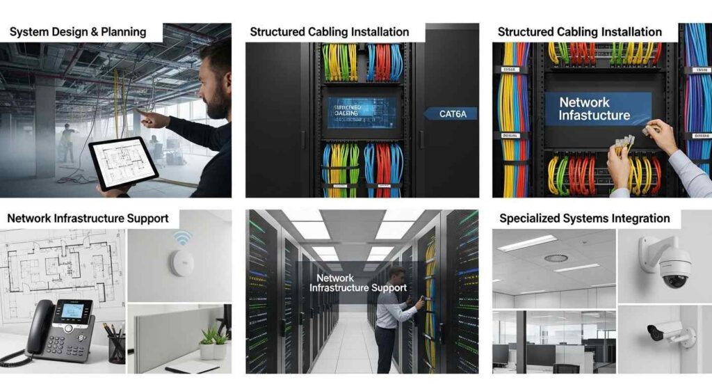 Services a Low Voltage Wiring Contractor