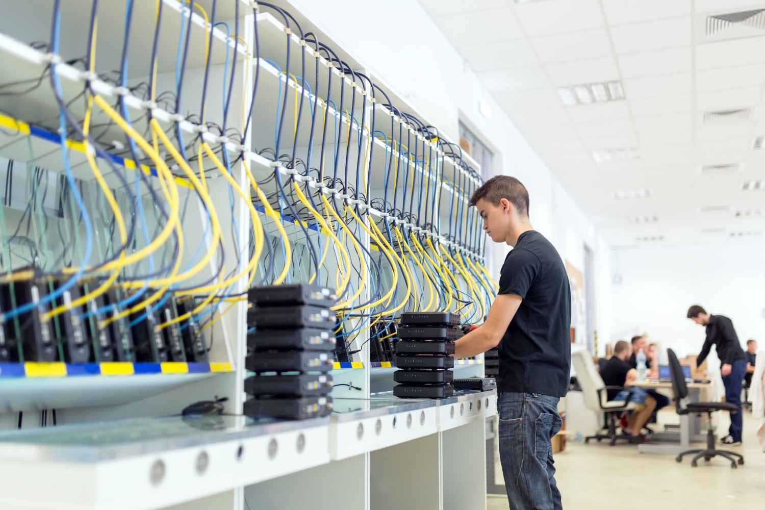 Low Voltage Wiring Services for Office