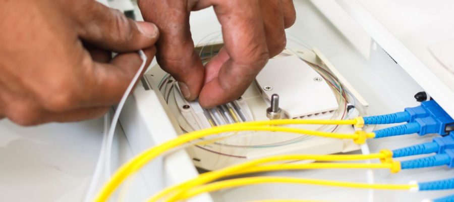 Install Fiber Optic Cable