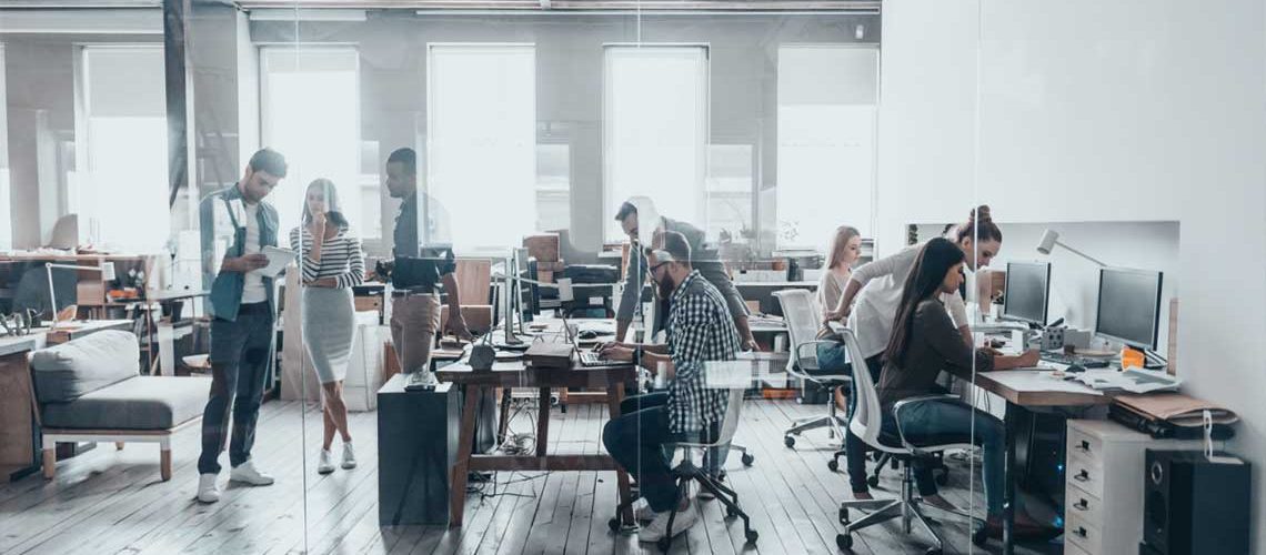 Busy Office at full capacity