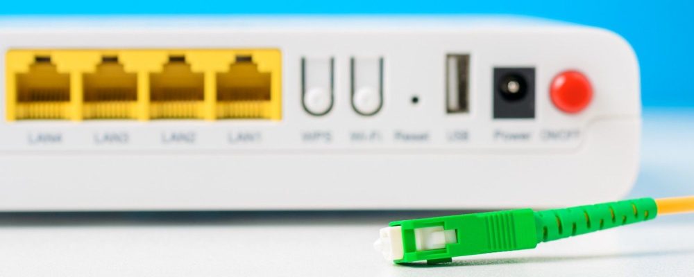 fiber-Optic-Cable-In-Router